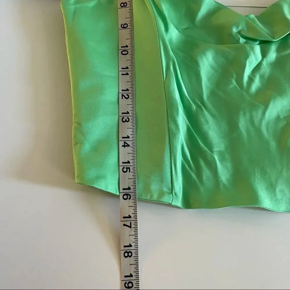 Zara SATIN EFFECT CROP TOP - Picture 9 of 16